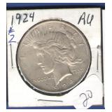 1924 Peace Dollar