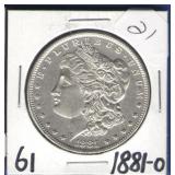 1881-O Morgan Dollar 1881-O Morgan Dollar