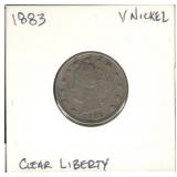 1883 V Nickel 1883 V Nickel