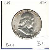 1955 Franklin Half 1955 Franklin Half