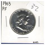 1963 Proof Franklin Half 1963 Proof Franklin Half