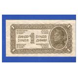 1944 Yugoslavia 1 Dinar 1944 Yugoslavia 1 Dinar