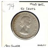1963 Canada 50 Cents 1963 Canada 50 Cents