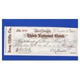 1883 Check 1883 Check