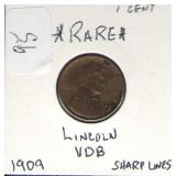 1909 VDB Lincoln Cent