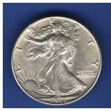 1946 Walking Liberty Half