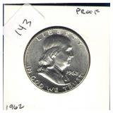 1962 Proof Franklin Half 1962 Proof Franklin Half