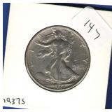 1937-S Walking Liberty Half