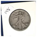 1942 Walking Liberty Half