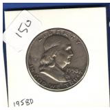 1958-D Franklin Half 1958-D Franklin Half