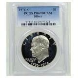 1976-S Proof Eisenhower Dollar