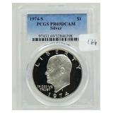 1974-S Proof Eisenhower Dollar