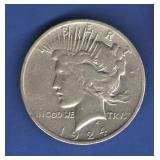 1924 Peace Dollar