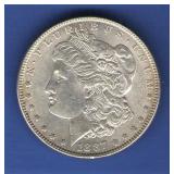 1887 Morgan Dollar