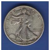 1936 Walking Liberty Half