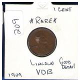 1909 VDB Lincoln Cent