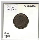 1904 Liberty Nickel 1904 Liberty Nickel