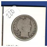 1906-D Barber Half Dollar