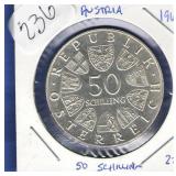 1966 Proof Austria 50 Schilling 1966 Proof Austria 50 Schilling