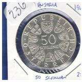 1966 Proof Austria 50 Schilling