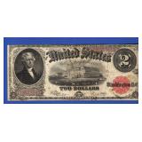 1917 $2 Red Seal Note