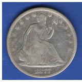 1877-S Seated Liberty Half