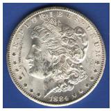 1884 - CC BU Morgan Dollar