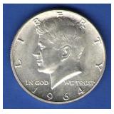 1964 BU Kennedy Half