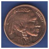 1 oz. Copper Round 1 oz. Copper Round