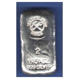 2 Oz. Hand Poured Silver Bar 2 Oz. Hand Poured Silver Bar