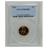 1963 Proof Lincoln Cent 1963 Proof Lincoln Cent