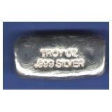 1 oz. Hand Poured Silver Bar