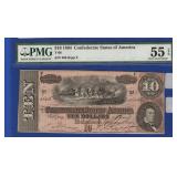 1864 $10 CSA Note