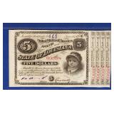 1886 Louisiana Baby Bonds 1886 Louisiana Baby Bonds