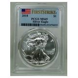 2018 Silver Eagle First Strike