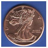 1 oz. Copper Round 1 oz. Copper Round