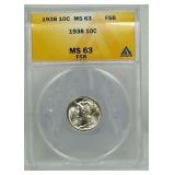 1938 Mercury Dime 1938 Mercury Dime