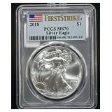 2018 Silver Eagle First Strike 2018 Silver Eagle First Strike
