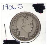 1906-S Barber Half 1906-S Barber Half