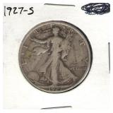 1927-S Walking Liberty Half