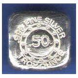 1/2 oz. Hand Poured Silver Bar 1/2 oz. Hand Poured Silver Bar