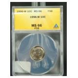1996-W Roosevelt Dime 1996-W Roosevelt Dime