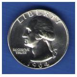 1964 BU Washington Quarter 1964 BU Washington Quarter