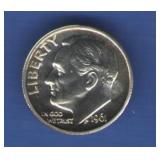 1961 BU Roosevelt Dime 1961 BU Roosevelt Dime