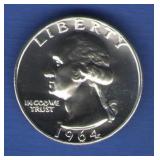 1964 BU Washington Quarter