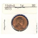 1948-S Lincoln Cent