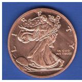 1 oz. Copper Round 1 oz. Copper Round