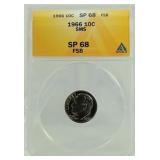 1966 SMS Roosevelt Dime 1966 SMS Roosevelt Dime