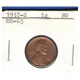 1937-S Lincoln Cent