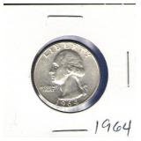 1964 BU Washington Quarter